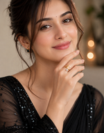 Anti tarnish Gold ring with diamond embossed with a classic stylish symbol designed to wear & match with almost every dress for girls & women too .