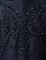 Men’s Navy Blue Indo Western Hand Embroidered Sherwani – Premium Designer Wedding & Festive Wear by Kanhaiya Cutpiece