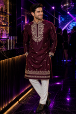 Dhurandhar movie celebrity styled kurta same hand embroidered design