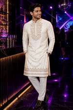 Dhurandhar movie celebrity styled kurta same hand embroidered design