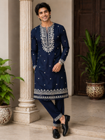 Dhurandhar movie celebrity styled kurta same hand embroidered design