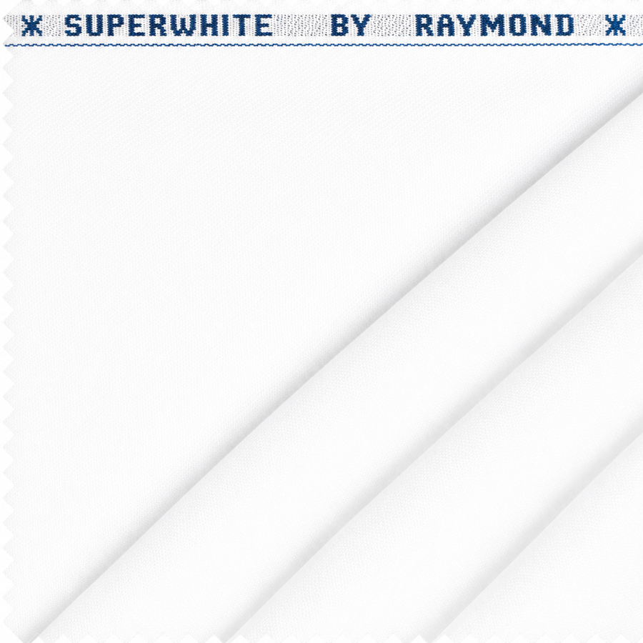 Raymond shirt piece fabric : Standard Cut of 1.60meters to make a perfect white shirt by Raymond